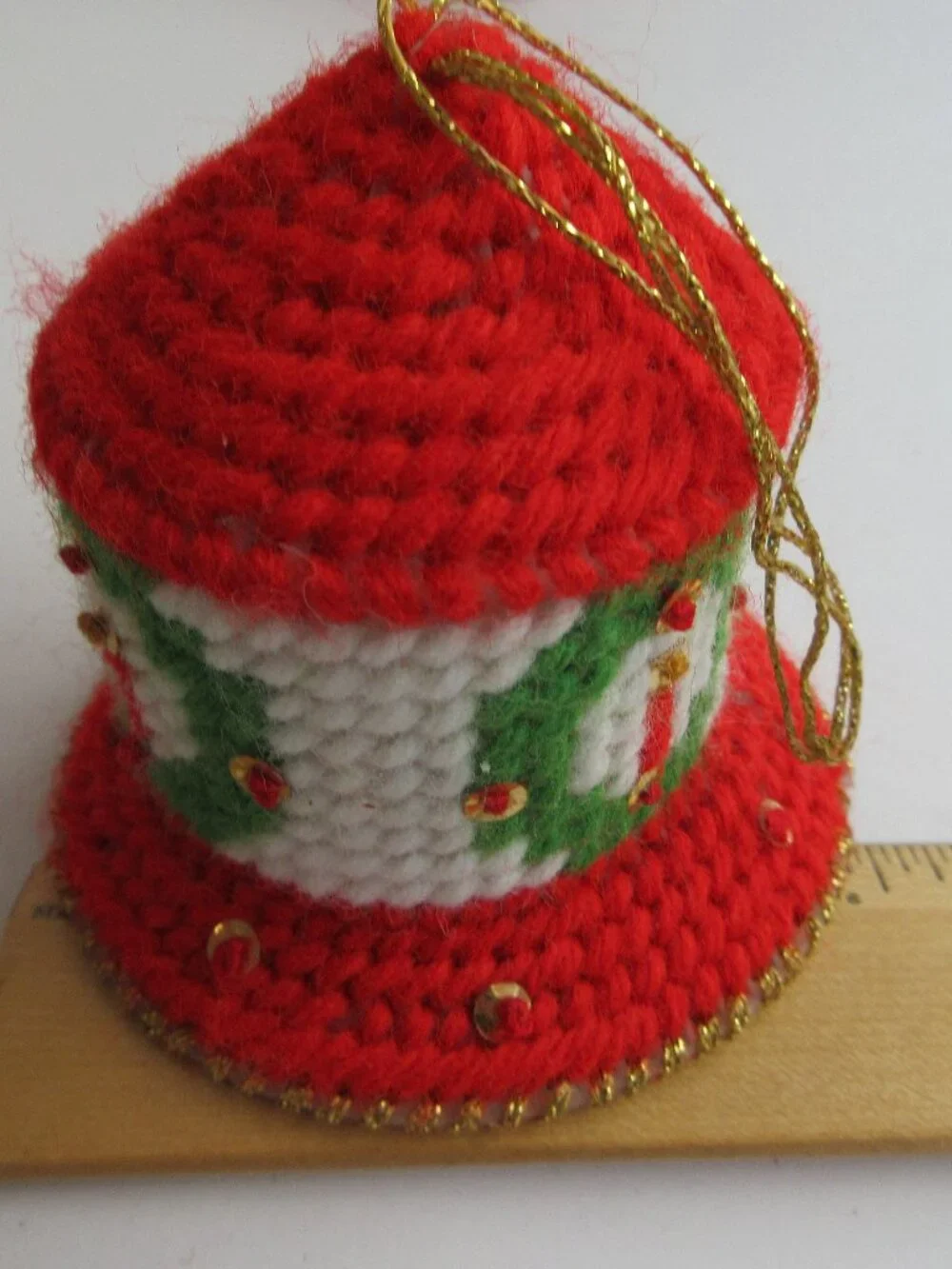 31 Plastic Canvas Handmade 3D Needlepoint Christmas Ornaments 1